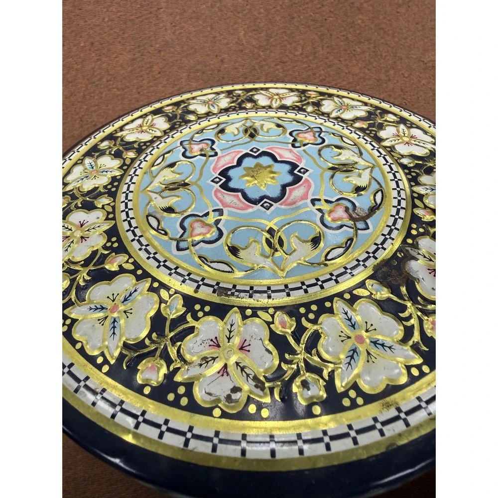 Vintage Edward Sharp & Sons Ltd Royal Warrant Floral Tin for Queen Elizabeth II